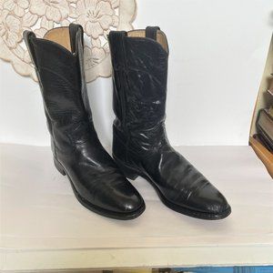 Justin CORA Black Leather Women’s Ropers